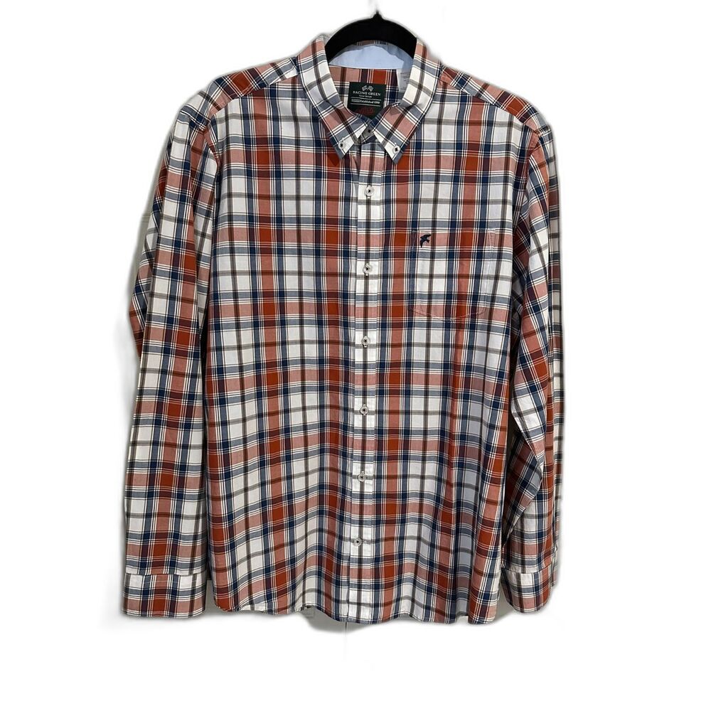 Racing Green Great Britain Button Down Shirt Size Large